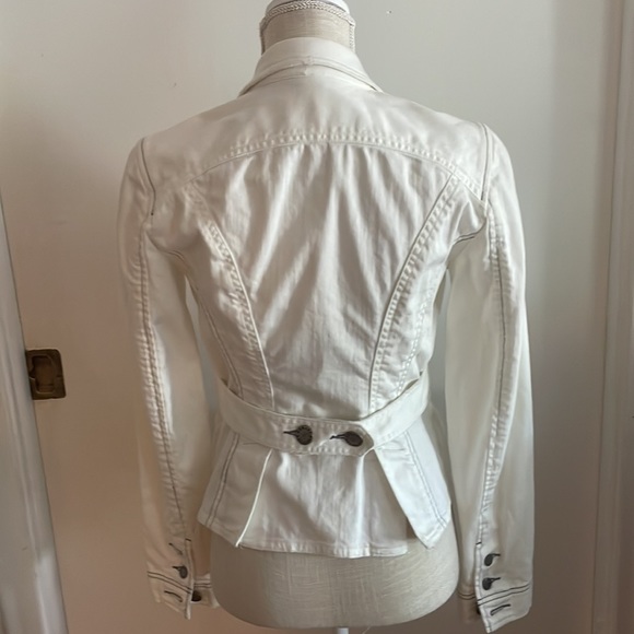 Armani Exchange white blazer jacket size Small EUC - Picture 2 of 8